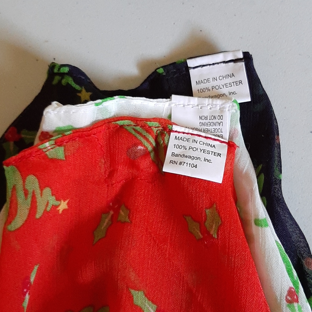 Christmas Holiday Scarf Set NWOT - Picture 3 of 4